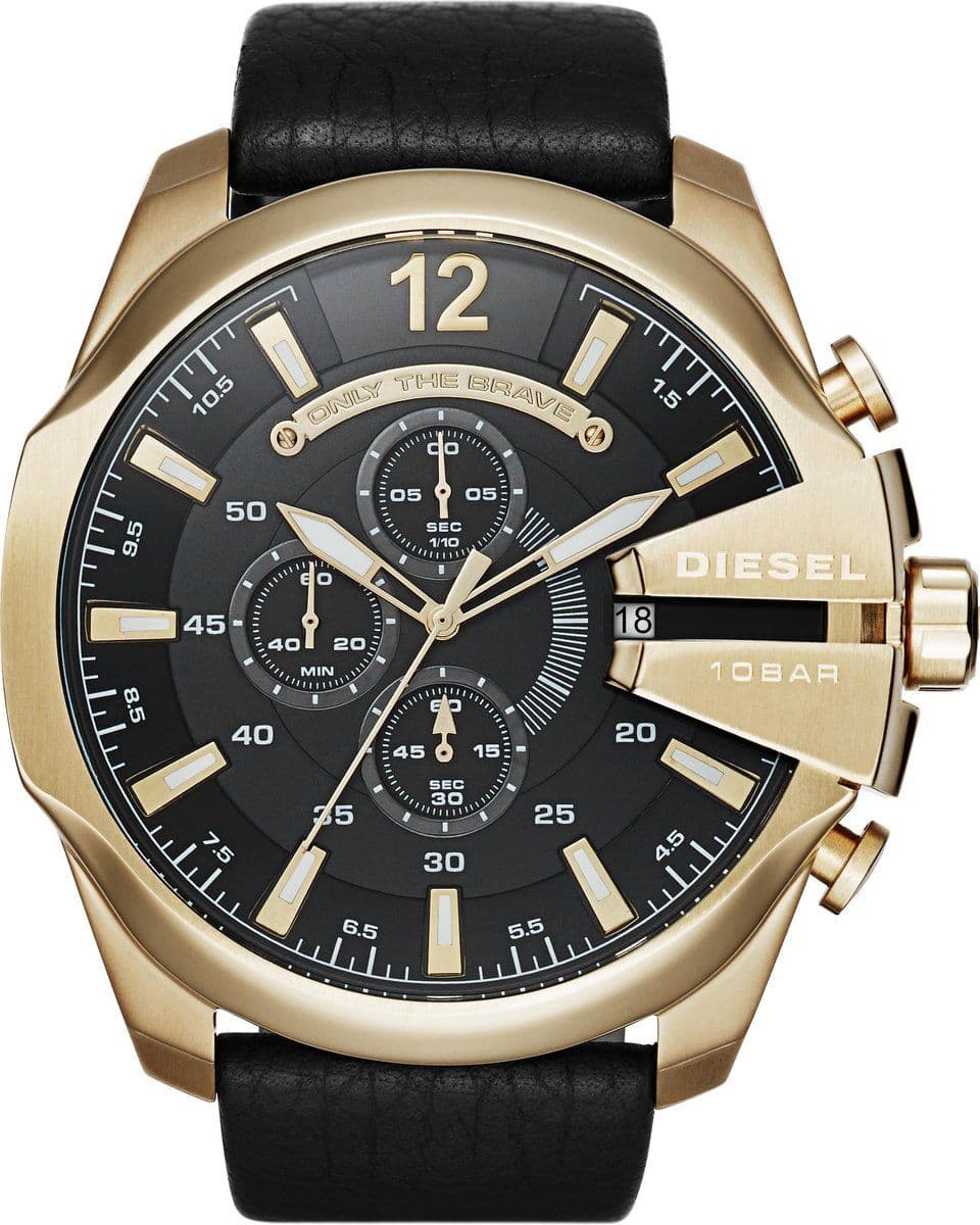 Diesel DZ4344 - Herenhorloge 51 mm - Quartz - Goudkleurig