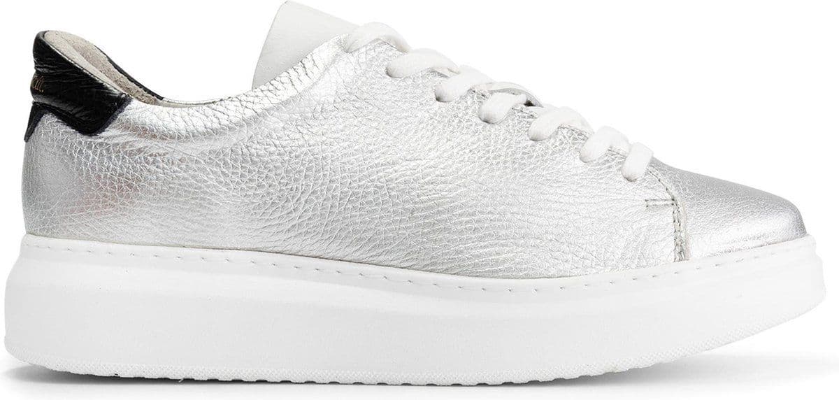 Goosecraft GC Joni Without Logo - Dames Sneakers - Leer - Zilver