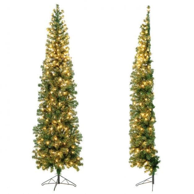 Coast Halve Kunstkerstboom - LED kerstboom - 450 Takpunten 150 Lampjes - Groen 60 x 210 cm