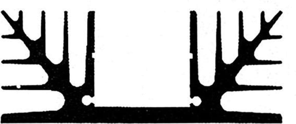 KOELELEMENT TO3 - 75mm - 2 x TO3 2.5°C/W