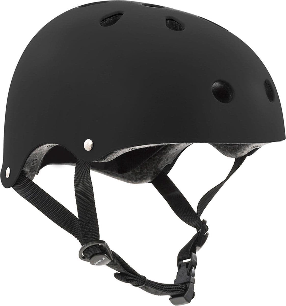 SFR Essentials - Skatehelm - Goede pasvorm en ventilatie - Mat zwart - 49/52 cm