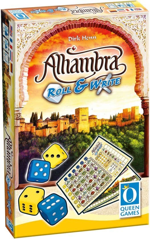 Queen Games Alhambra Roll and Write - Bouw je eigen Alhambra-paleis - 1 tot 5 spelers