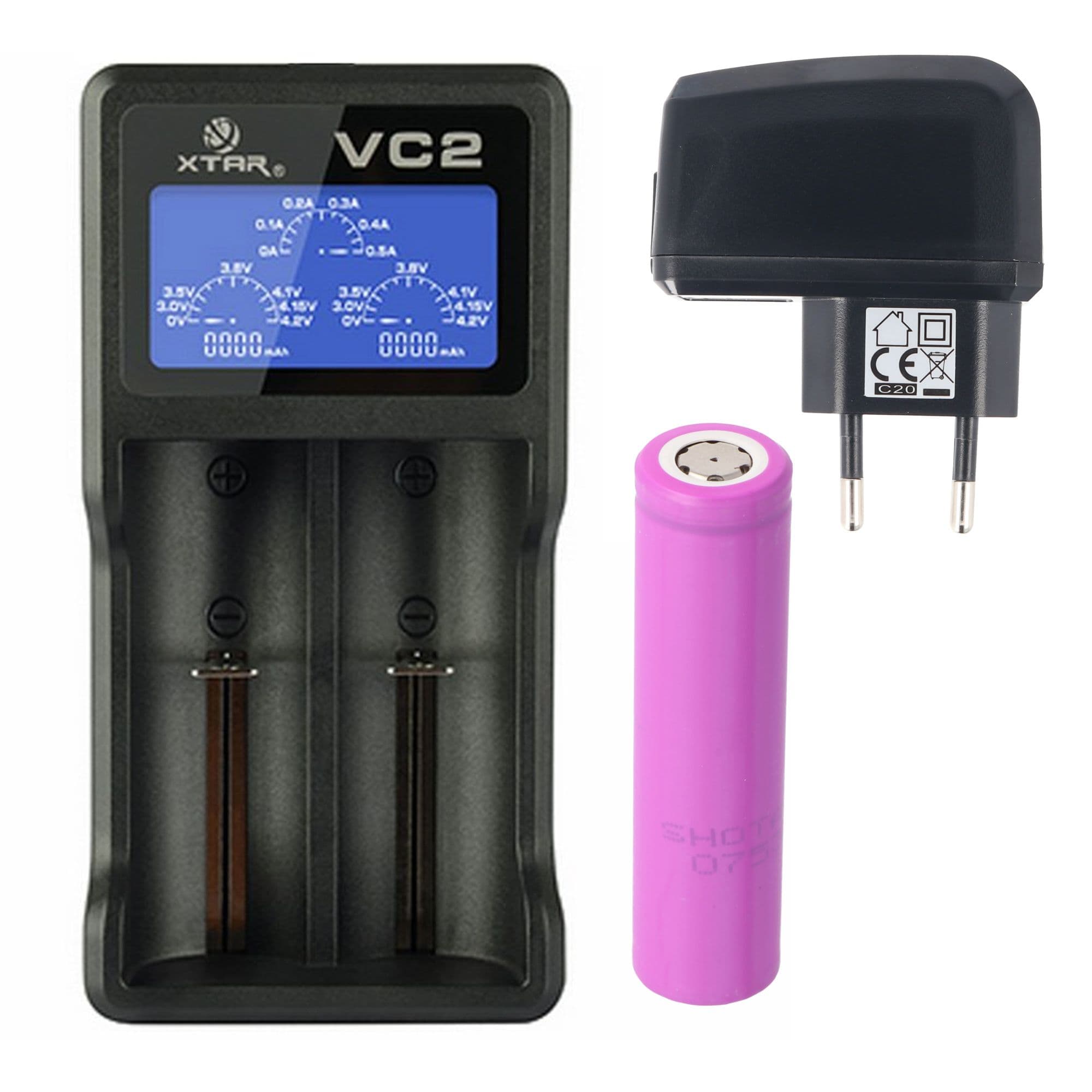 FLIR Breach PTQ136 - 16650 Li-ion batterij - 2500mAh 3.6V met oplader