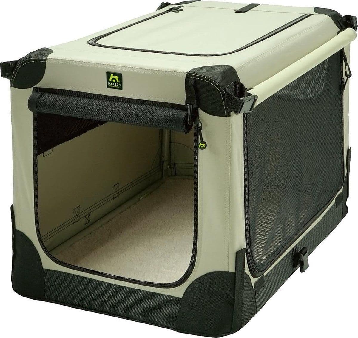 Maelson Soft Kennel 62 - Opvouwbare textiele kennel - Beige