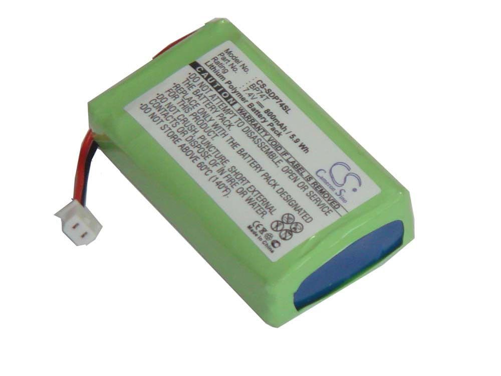 Li-polymeer batterij - 800mAh (7,4V) - voor hondenhalsbandtrainers zoals Dogtra BP-74T, BP74T