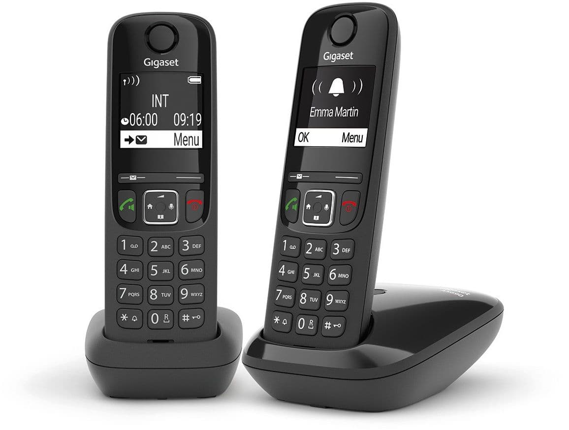 Gigaset AS690A - Duo DECT - Antwoordapparaat - Zwart