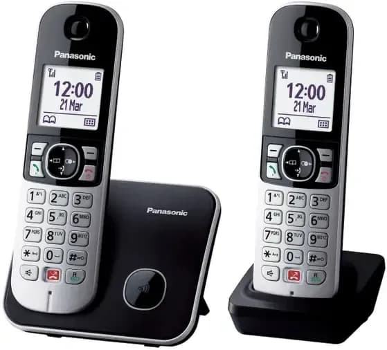 Panasonic KX-TG6852NLB - Dect telefoon - 2 handsets - Nummerherkenning - Blokkeerfunctie