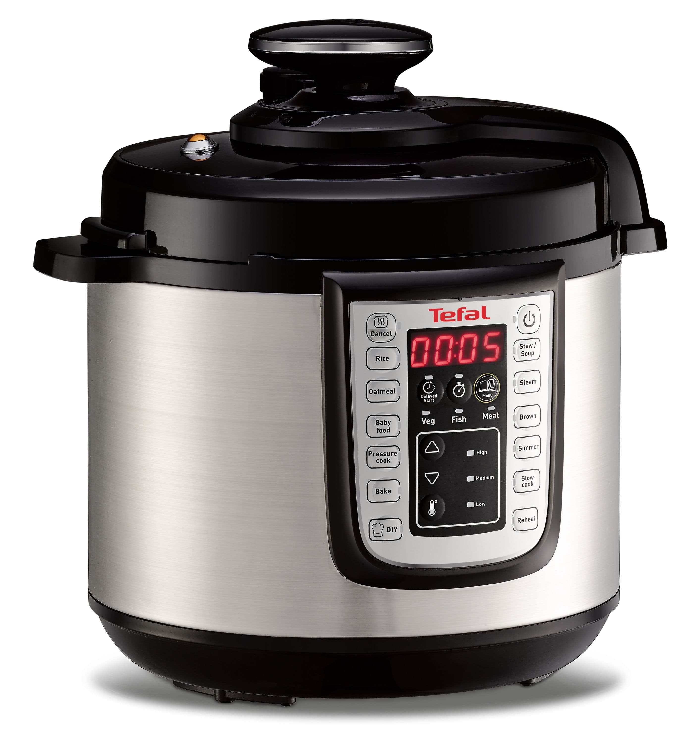 Tefal All-in-One CY505E - Multicooker - Slowcooker - Snelkookpan - 6L - Digital Timer