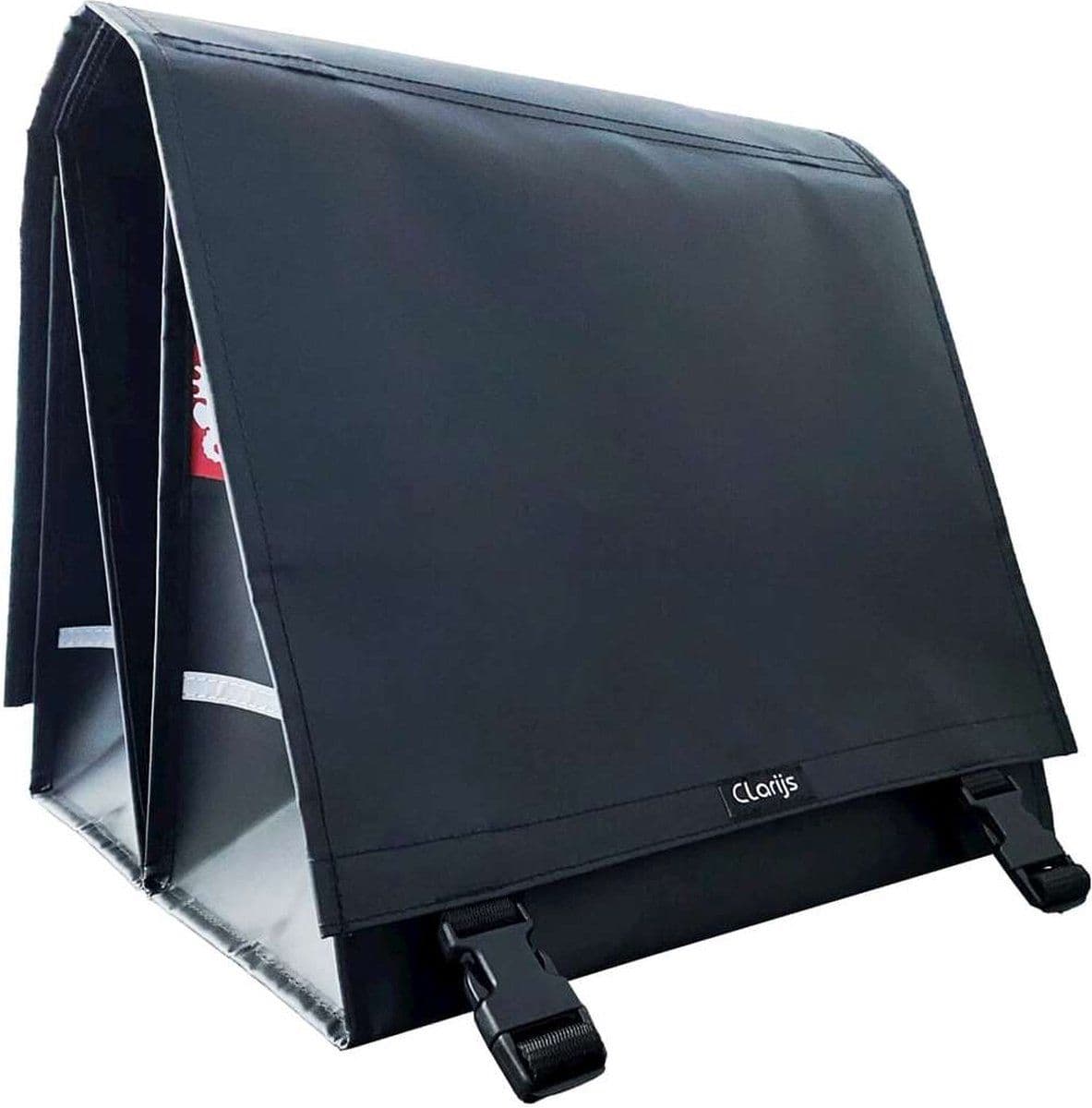 Clarijs Fietstas dubbel XL - PVC 46L - Uitsparing - Zwart