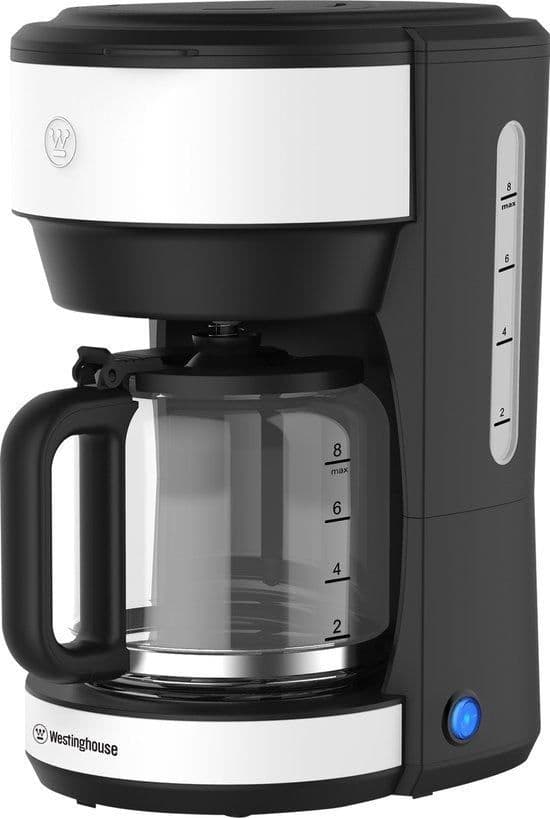 Westinghouse Koffiezetapparaat - Filterkoffie - 10 Koppen - Glazen Kan - Herbruikbare Filter