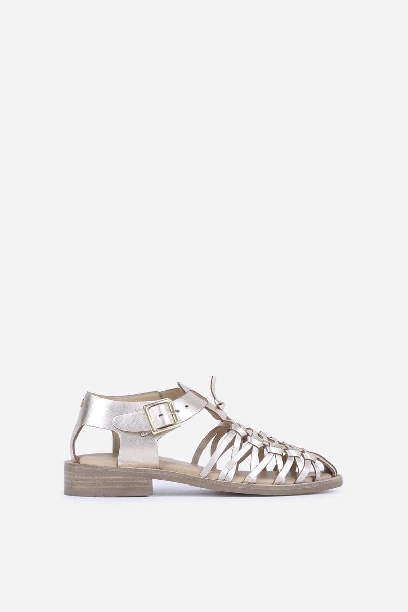 Bronx Next-wagon - Dames Loafer - Verstelbare gespsluiting - Goud