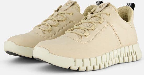 ECCO GRUUV - Lage sneakers - Flexibele rubberen zool - Beige - 45