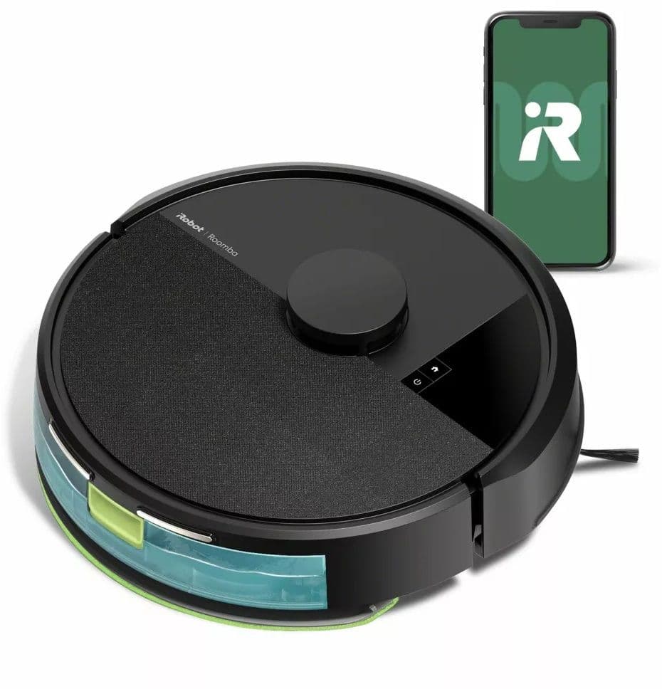 iRobot Roomba 105 Combo - Robotstofzuiger - Nat/Droog - Zwart