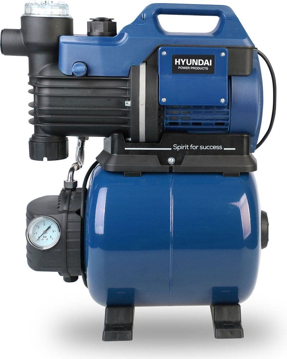 HYUNDAI 57806 - Hydrofoorpomp - 3300 L/h - Onderhoudsvrij - Geïntegreerde manometer