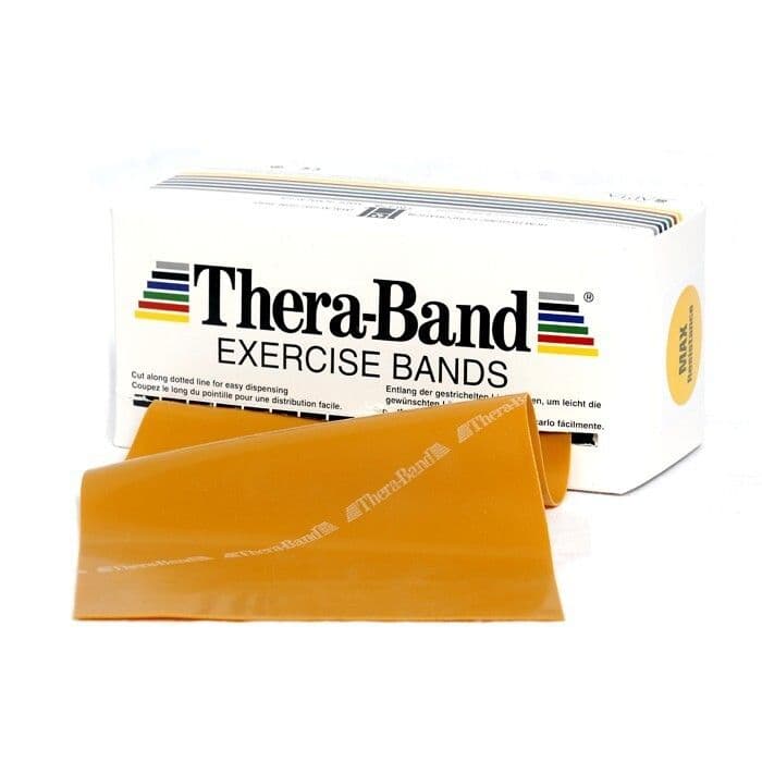 Thera Banden ® 5,5M - Fitnessband - Zwaar - Goud