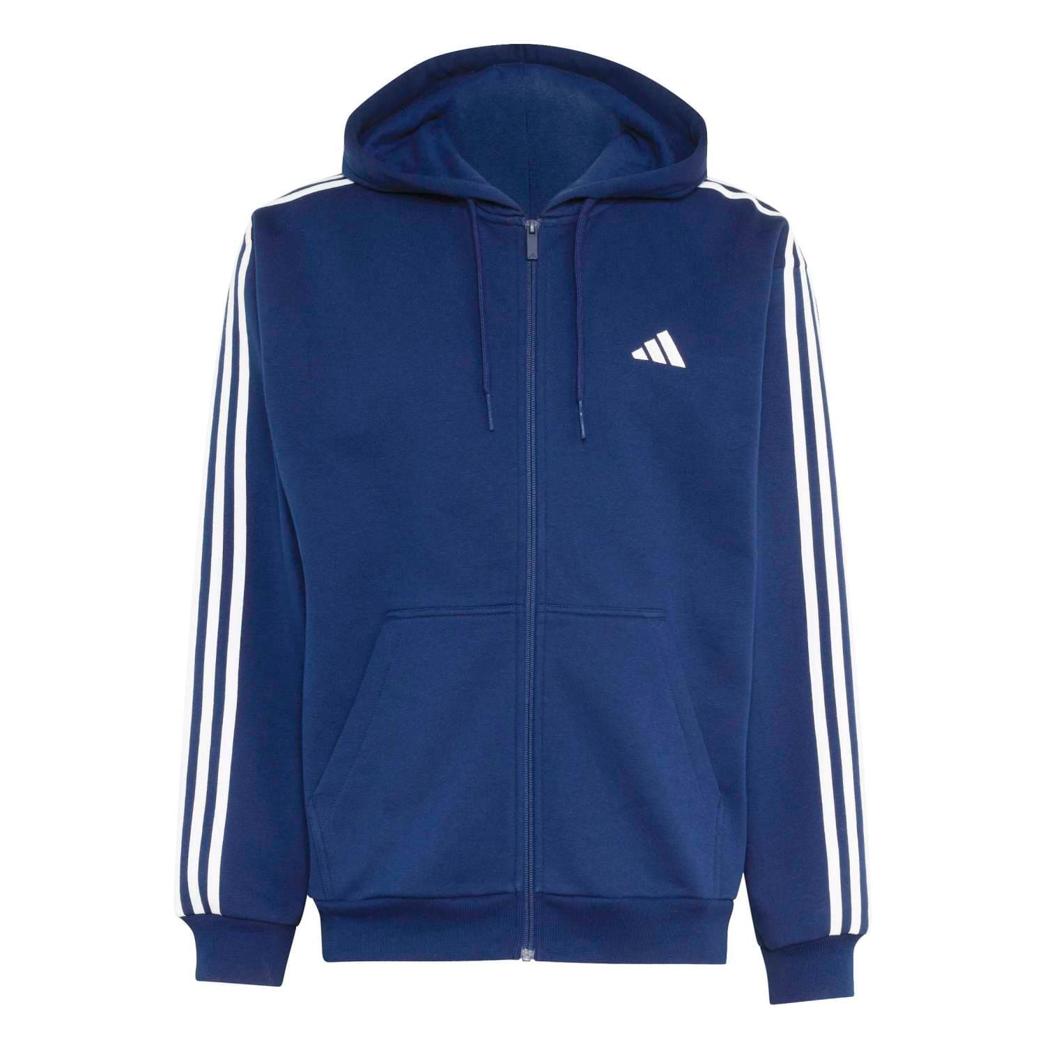 Adidas 3-stripes Fleece Full-zip Hoodie Heren