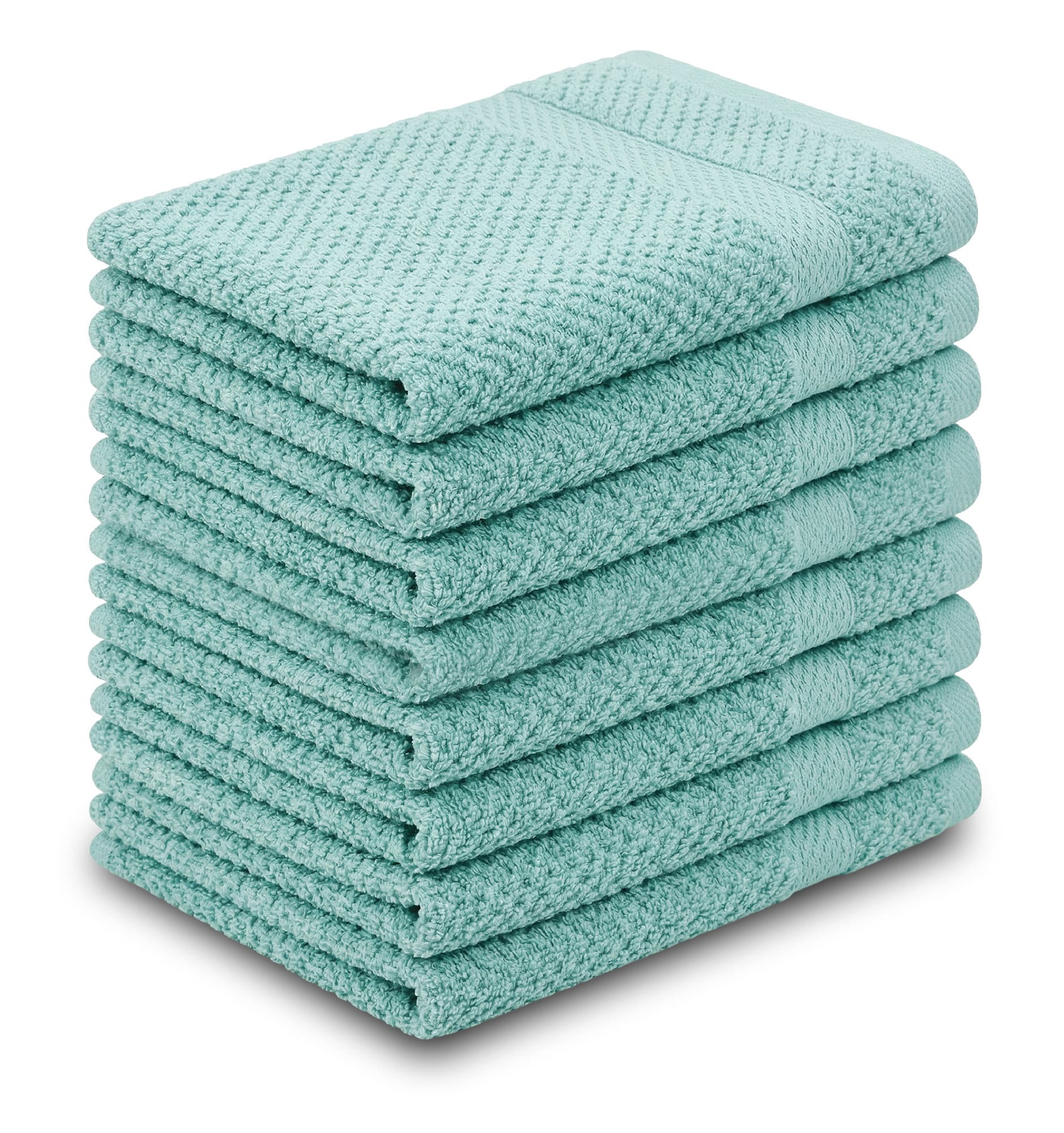 Gastendoek Popcorn Collectie – 8 stuks – 30×50 – mint