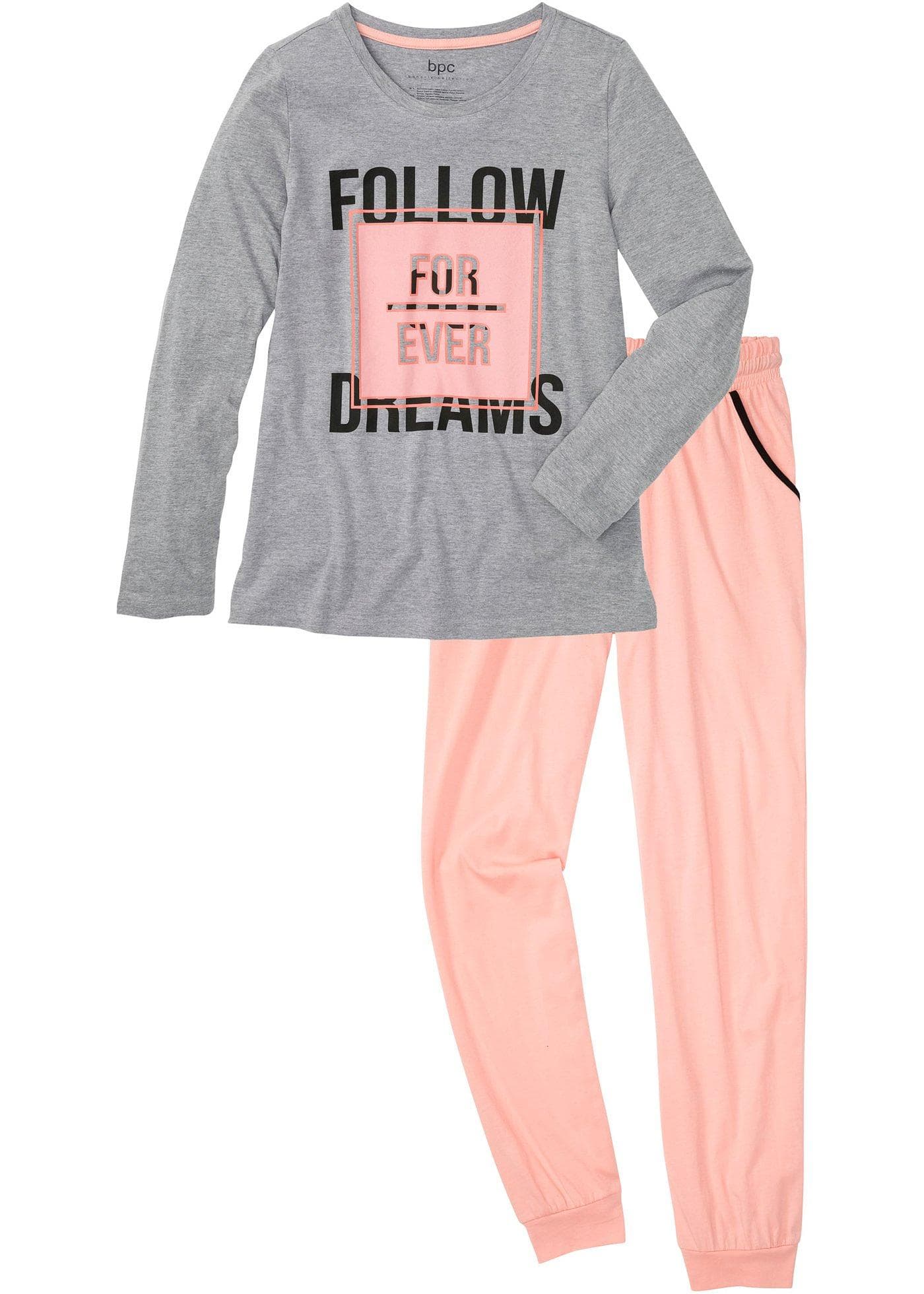 Pyjama en coton et viscose