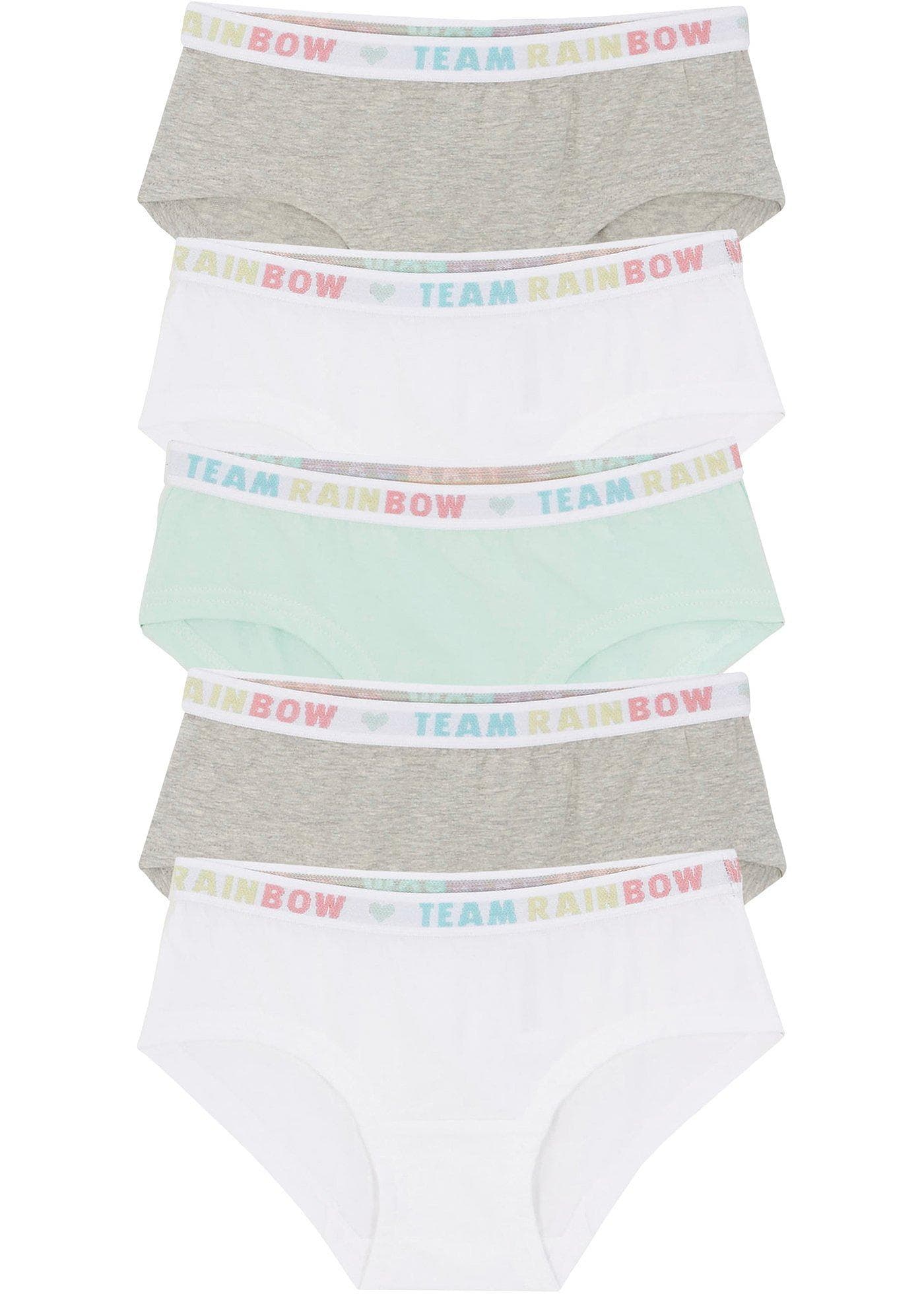 Lot de 5 shorties coton