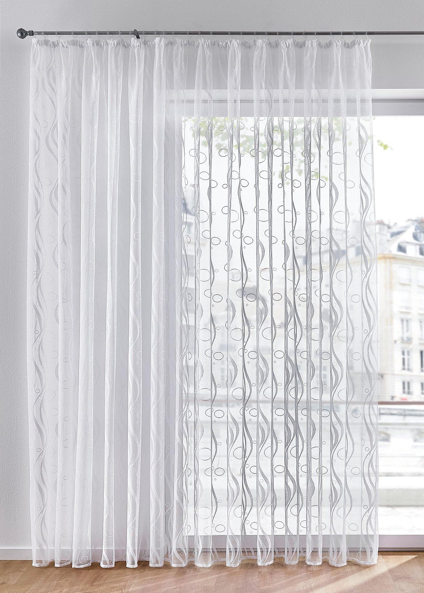 Voilage jacquard