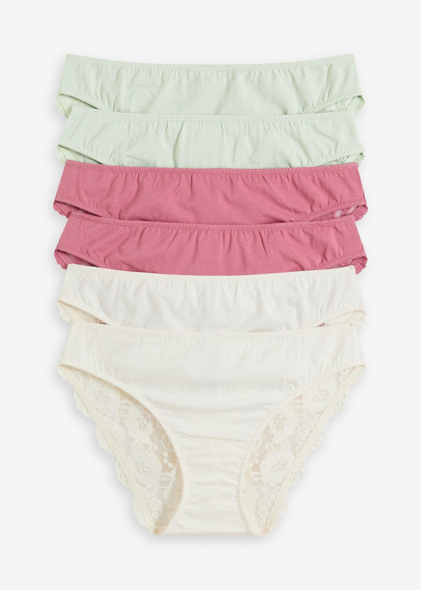 Lot de 6 slips à dentelle
