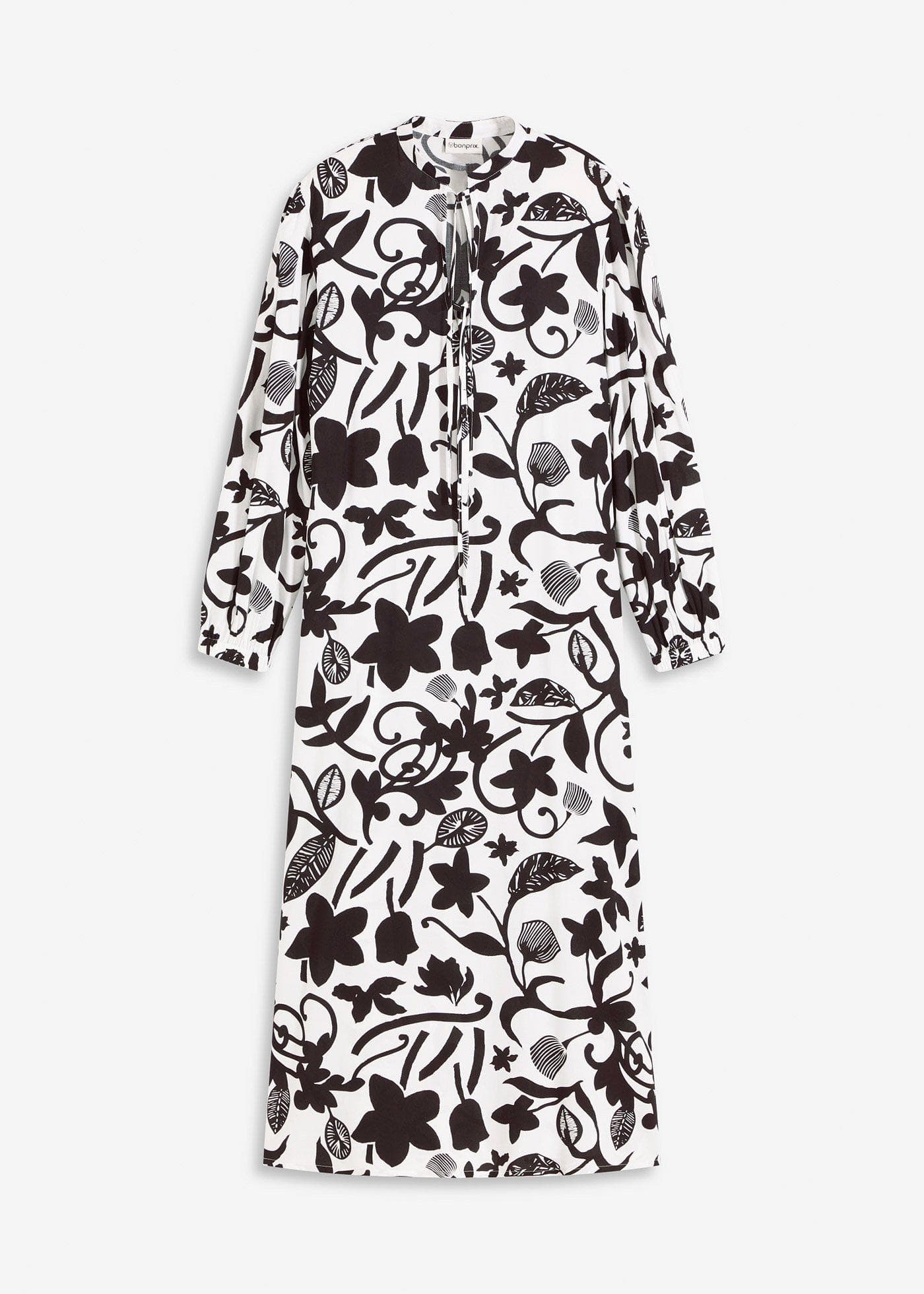 Robe caftan en viscose fluide