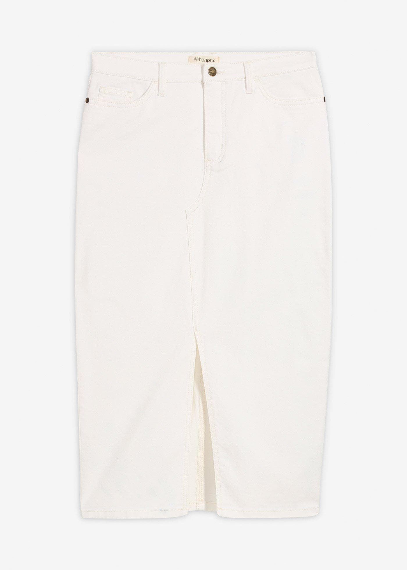 Jupe midi en jean