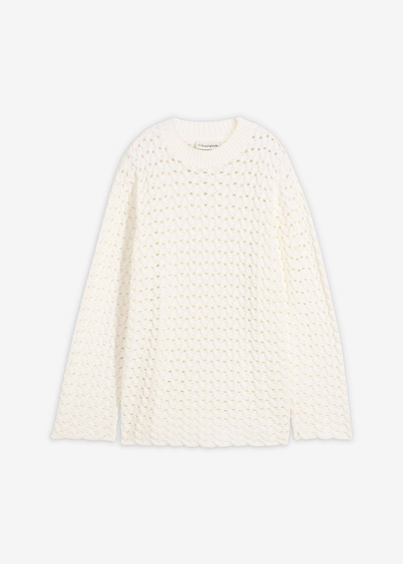 Pull en maille ajourée