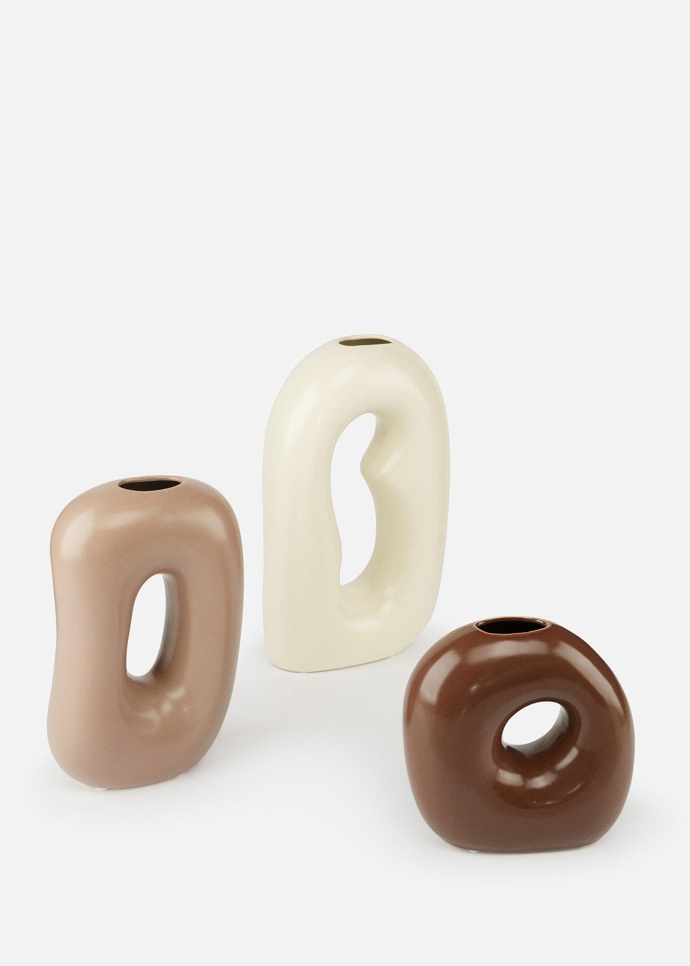 Lot de 3 vases