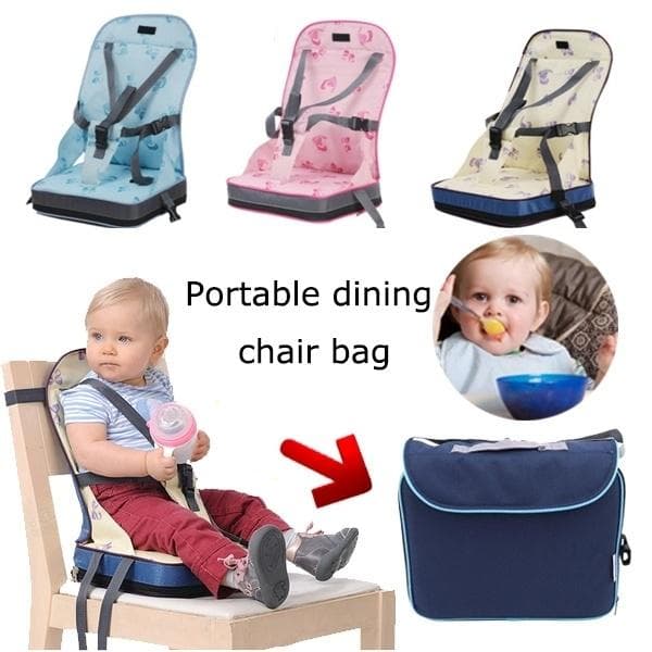 Sac de chaise de salle à manger pour bébé, siège Portable pour enfant en bas âge, tissu imperméable, voyage pliable, ceinture de sécurité pour