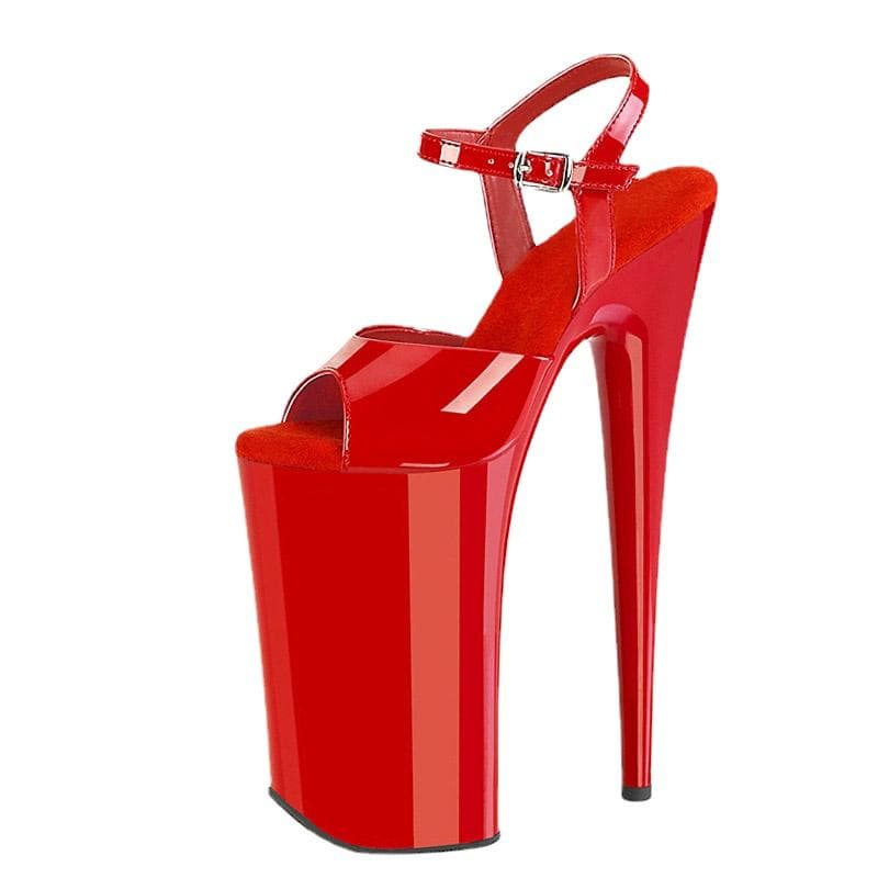 Escarpins à talons fins de 26CM, plateforme étanche pour femmes, modèle de spectacle de marche, chaussures de pole dance, chaussures de Club cm