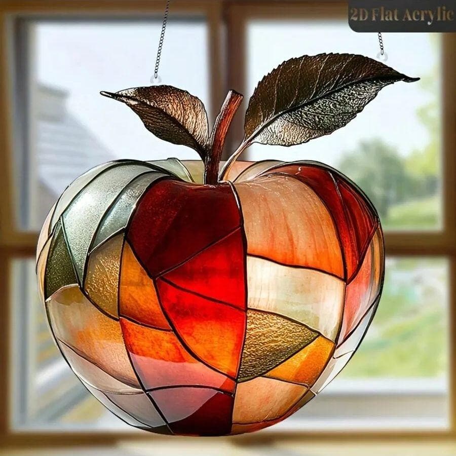 1 pièce de décoration suspendue de jardin de pommiers, charmante décoration sur le thème des fruits, adaptée pour les cuisines, les restaurants