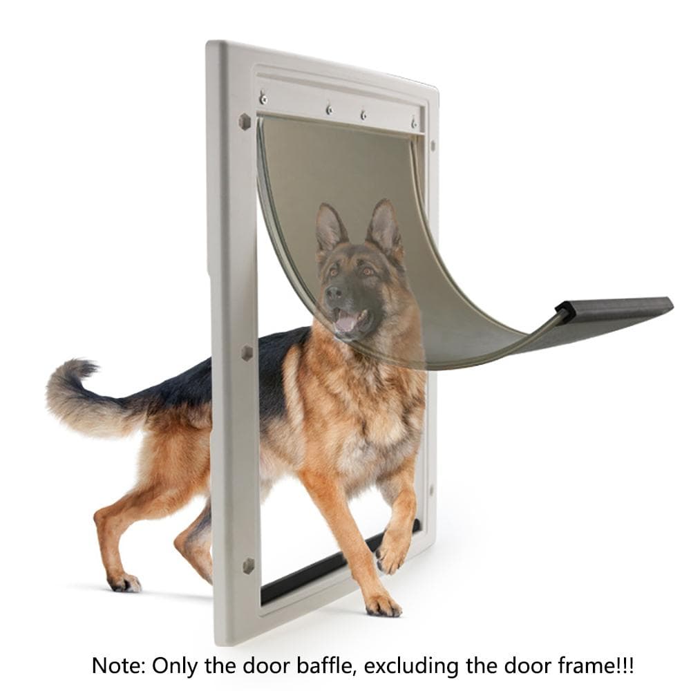 1 Pièce Grand Battant Chatière Déflecteur pour Entrée et Sortie Libres Plaque de Porte 43cm*26cm