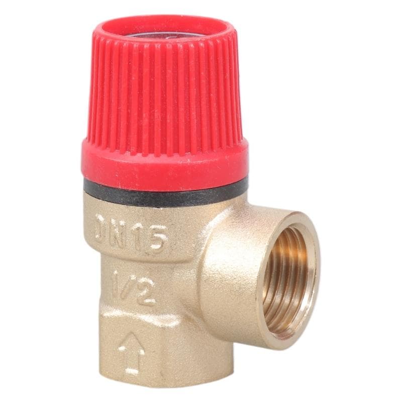 Soupapes de sécurité robustes en laiton 1/2 pouce DN15 Soupapes de décharge pour eau huile gaz Décharge de pression avec membrane EPDM Utilisation