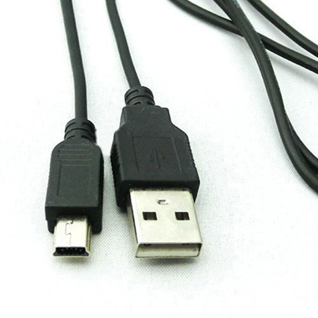 Câble de données USB 2.0 vers Mini USB haute vitesse, 5 broches, pour appareil photo MP3 MP4, 1 pièce