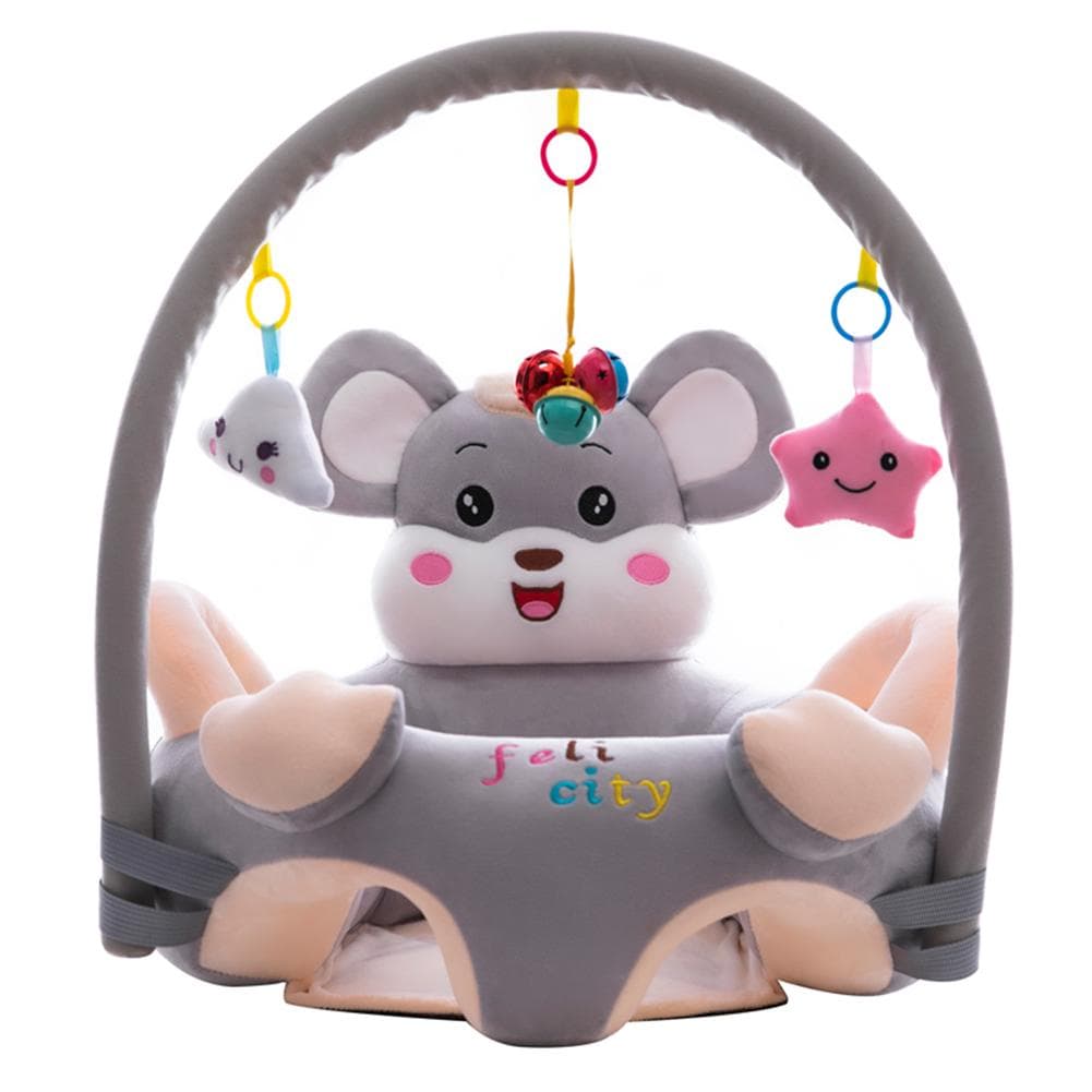 Sièges Cartoon Enfant Bébé Peluche Confortable Velours Cristal Chaise Bébé Apprentissage Assis Canapé Siège de Soutien Housse de Siège 0-3T