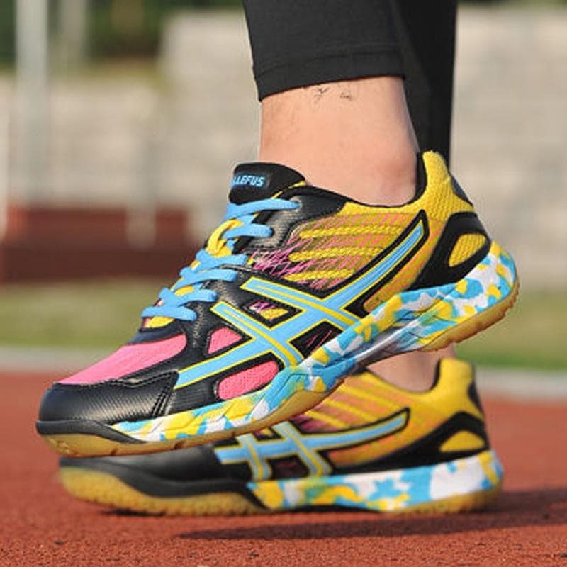 Kinderen Tieners en Volwassenen Hoge Kwaliteit Schokabsorptie Antislip en Slijtvaste Outdoor Badminton Schoenen Training Sportschoenen cm groen