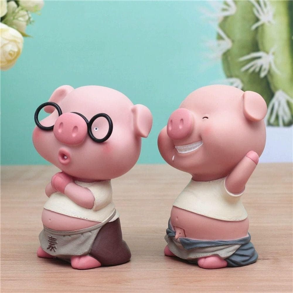 Réservoir d'épargne Cochon Modèle Tirelire Cochon Tirelire en forme de cochon Boîtes à argent Cadeau pour enfants