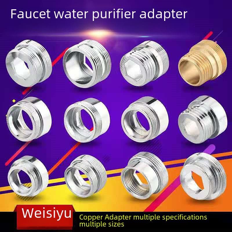Adaptateur de Purificateur d'Eau de Sortie de Robinet avec Filetages Fins/Gros M22 Mousseur