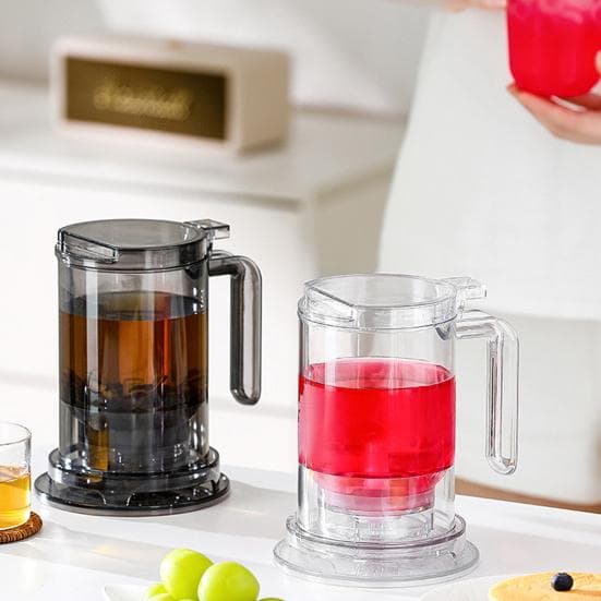 Tasse Infuseur à Thé avec Couvercle Filtre Amovible Théière pour Infusion Sans Amertume Grande Capacité Gobelet Étanche pour Thé en Feuilles