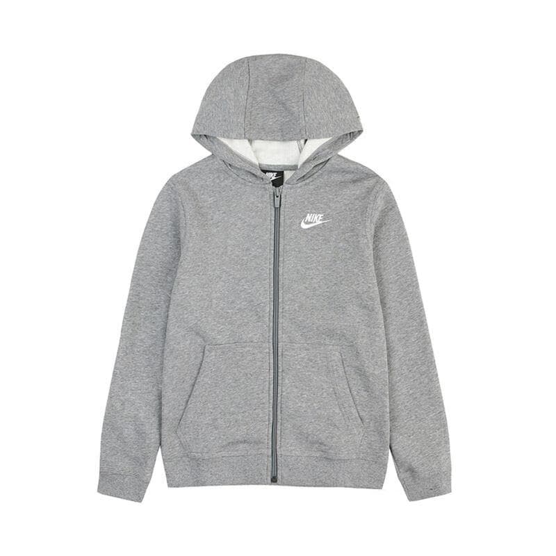 Veste à capuche décontractée sport Nike Enfant Vêtements d'extérieur Gris BV3699-091 cm