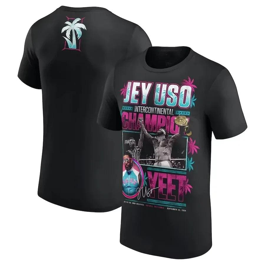 Heren Nieuw Jey Uso Yeet T-shirt Print Heren Dames Korte Mouw O-Hals T-shirt Mode Oversized Gymkleding Stoere Kerel T-shirts Tops cm