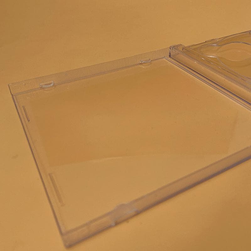 Boîtier Cd vide en plastique Pp, boîtier Transparent laiteux, capacité 2 disques