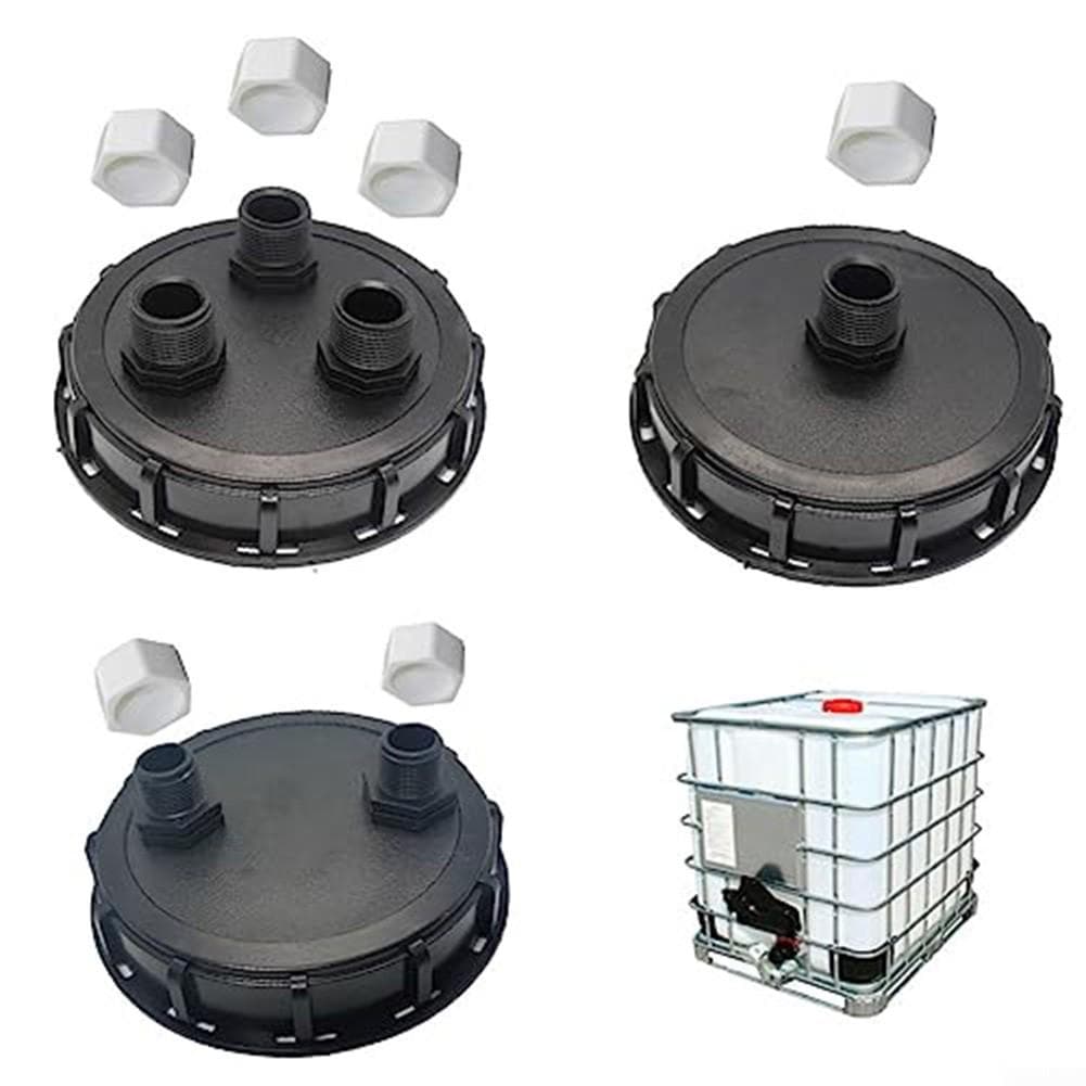 Installation Facile Adaptateur Cuve IBC Bouchon Plastique Couvercle Ventilé