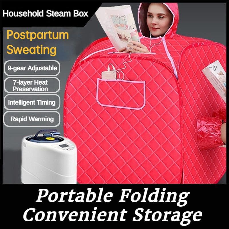 1000W Draagbare Huishoudelijke Douchecabine Saunatas Opvouwbare Sauna Zweten Stoomruimte SPA Gewichtsverlies Calorieën Verbrand Sauna Tent Pak