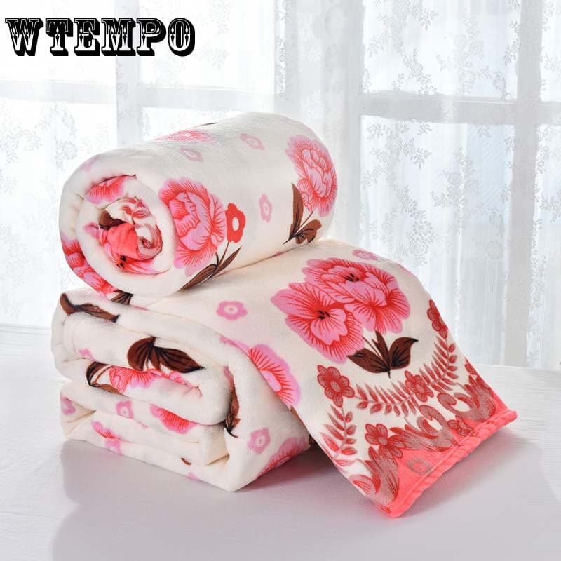 Home Textiles Flanelle Plus Couverture Polaire Super Chaude Douce Solide Couverture Corail Polaire Couvre-lit Matelas Fluff Couverture Mince Disponibl
