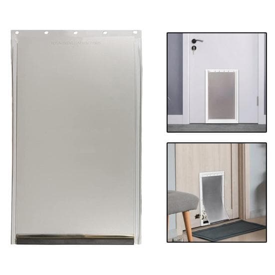 Clapet de porte pour chien compatible avec les portes pour chien Freedom Clapet de remplacement flexible pour porte pour chien Facile à installer