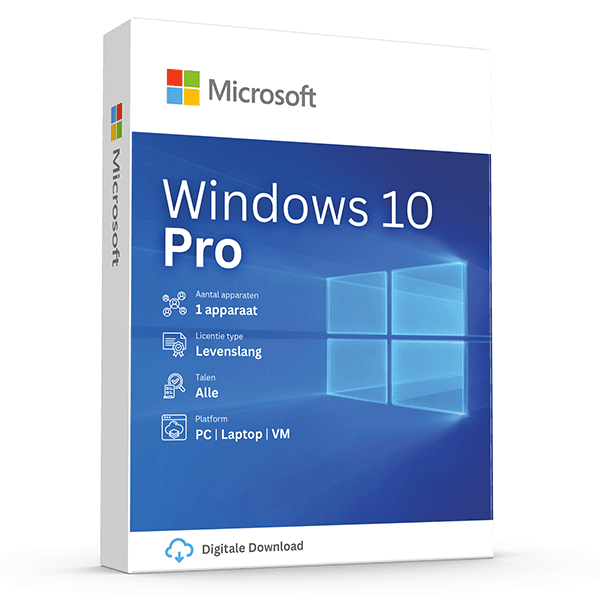 Microsoft Windows 10 Pro Licentiecode Origineel Nieuw !