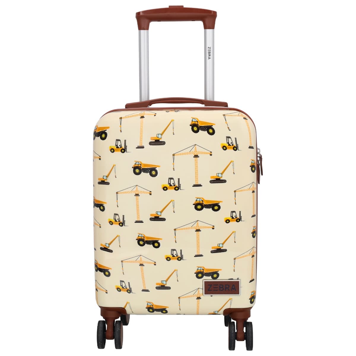 Zebra Trends Avonturier Kinderkoffer-Construction traffic