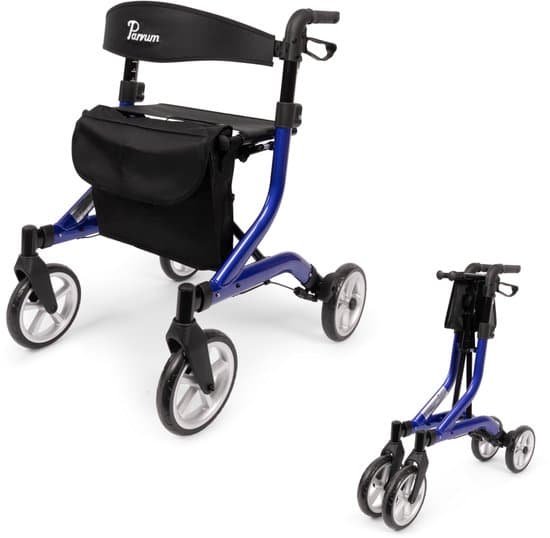 Parvum SuperLight Rollator - Ultra-lichtgewicht rollator (5,1kg)-Blue